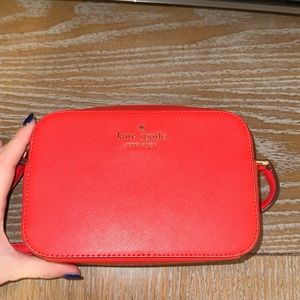 Orange Kate Spade crossbody